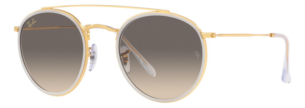 Gafas de Sol Ray Ban Doradas Unisex Lentes Grises RB3647NL - 92363251