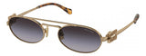 Gafas de Sol Miu Miu Doradas Mujer Lentes Azul MU54ZS