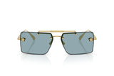 Gafas de Sol Versace Doradas Unisex Lentes Azules VE2245