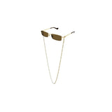 Gafas de Sol Gucci Doradas Unisex Lentes Marrón GG1600S