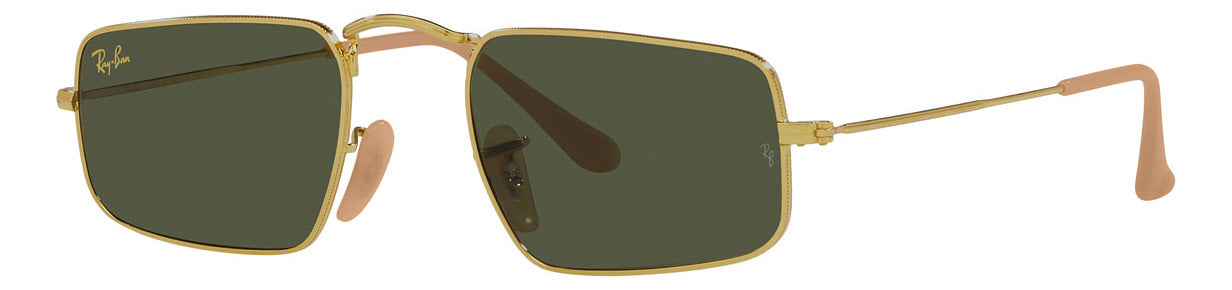 Gafas de Sol Ray Ban Julie Doradas Unisex Lentes Verdes RB3957 - 91963149