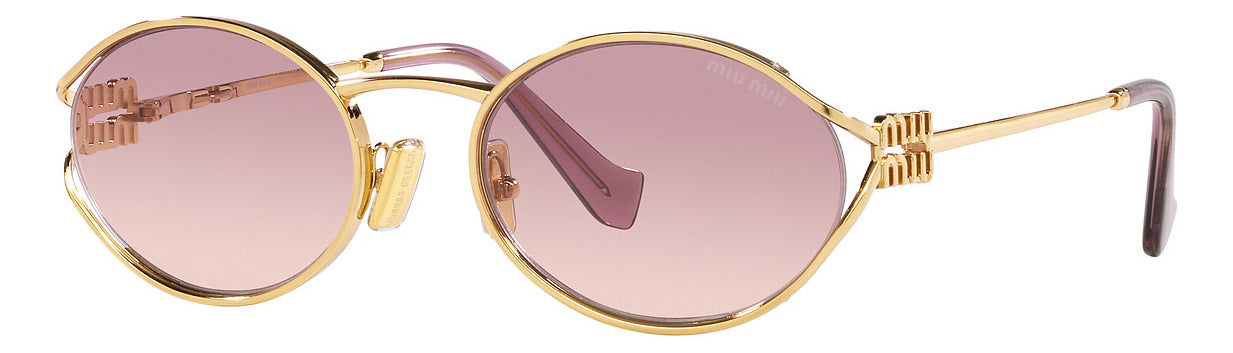 Gafas de Sol Miu Miu Doradas Mujer Lentes Rosa MU52YS