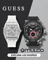 Relojes Guess y Mulco