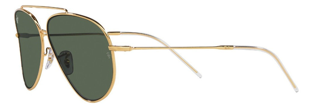 Gafas de Sol Ray Ban Doradas Hombre Lentes Verdes RBR0101S - 001/VR59