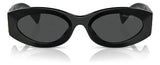 Gafas de Sol Miu Miu Negras Mujer Lentes Grises MU11WS