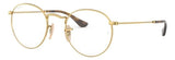 Gafas Ópticas Ray Ban Round Metal Doradas RX3447V - 250050