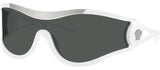Gafas de Sol Versace Blancas Unisex Lentes Grises VE4475