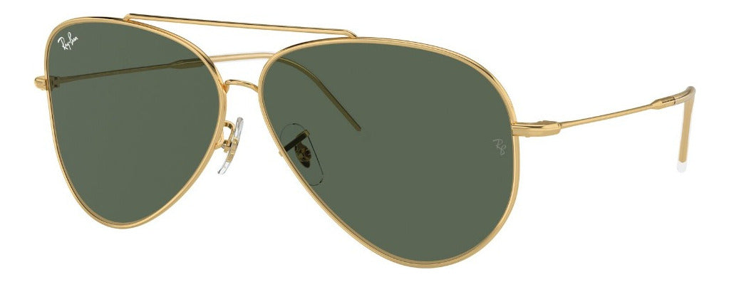 Gafas de Sol Ray Ban Doradas Hombre Lentes Verdes RBR0101S - 001/VR59
