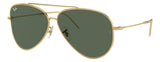 Gafas de Sol Ray Ban Doradas Hombre Lentes Verdes RBR0101S - 001/VR59