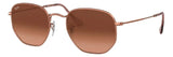 GAFAS DE SOL RAY BAN ORO ROSA UNISEX  9069A551
