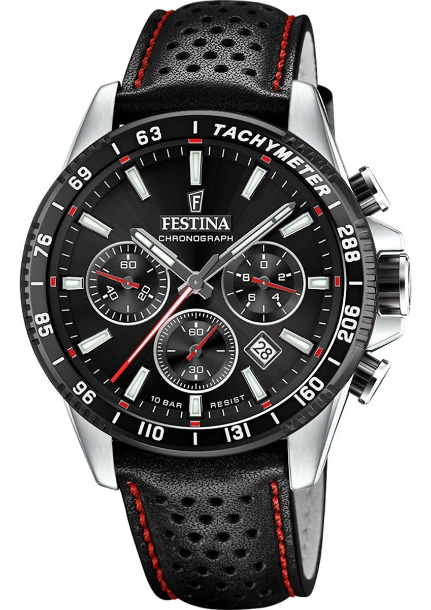 RELOJ FESTINA PARA HOMBRE TIMELESS CHRONO F20561/4 - NEGRO