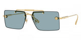 Gafas de Sol Versace Doradas Unisex Lentes Azules VE2245