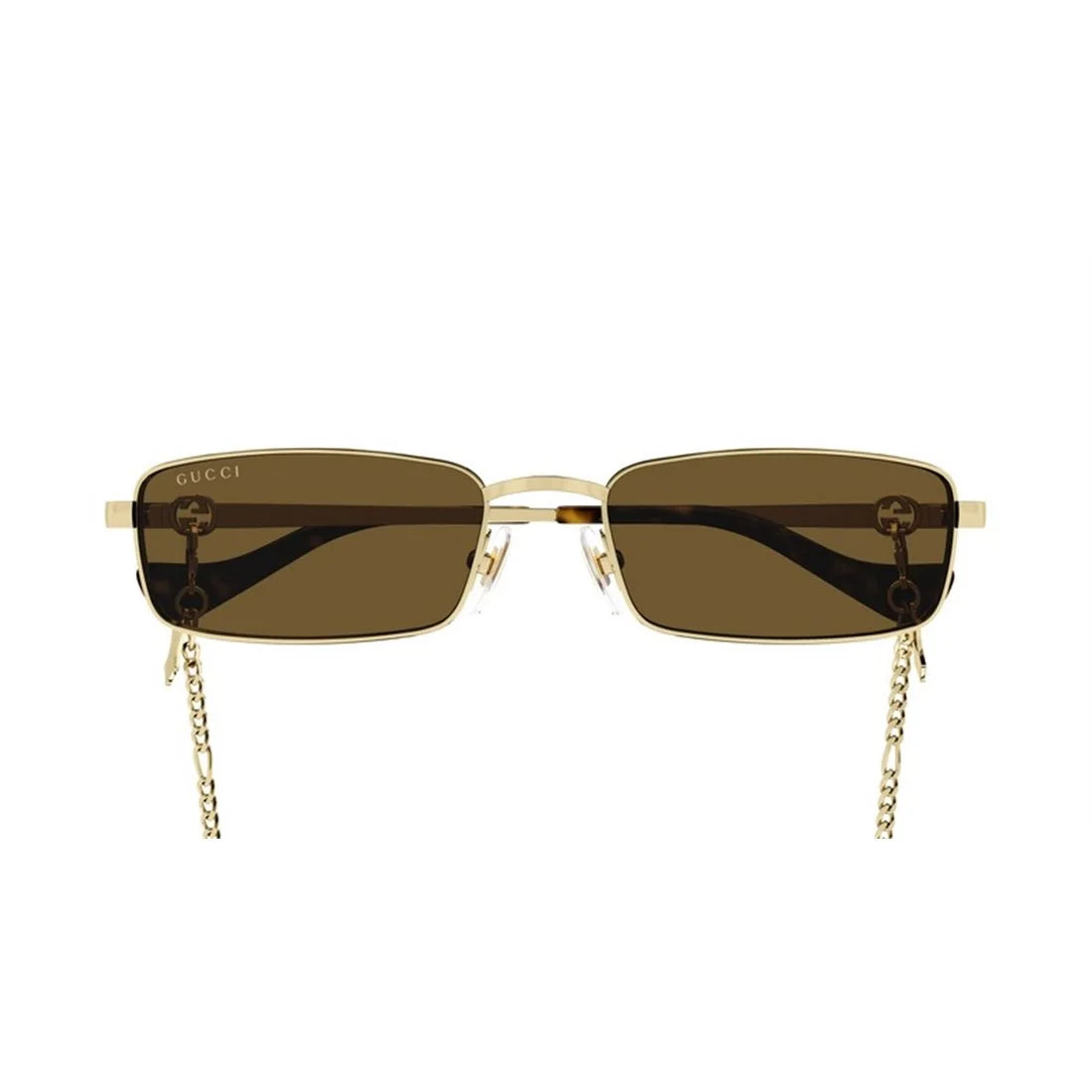 Gafas de Sol Gucci Doradas Unisex Lentes Marrón  GG1600S