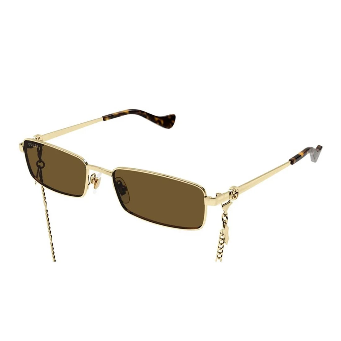 Gafas de Sol Gucci Doradas Unisex Lentes Marrón  GG1600S