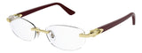 Gafas Ópticas Signature C de Cartier Habano Mujer CT0318O