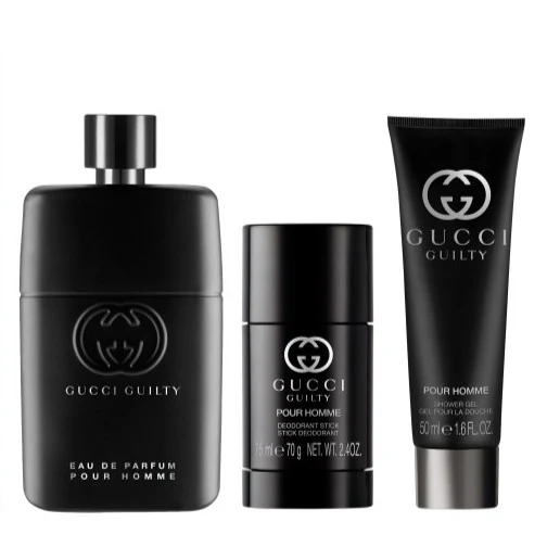Set Perfume Hombre Gucci Guilty EDP (90ML+SG50+DEO75)