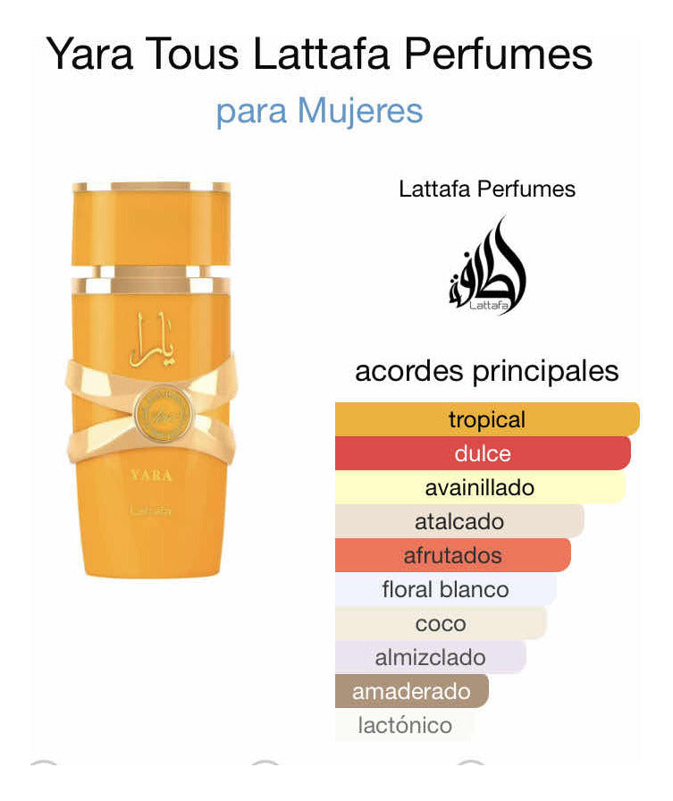 Perfume Lattafa Yara Tous Mujer EDP 100ml