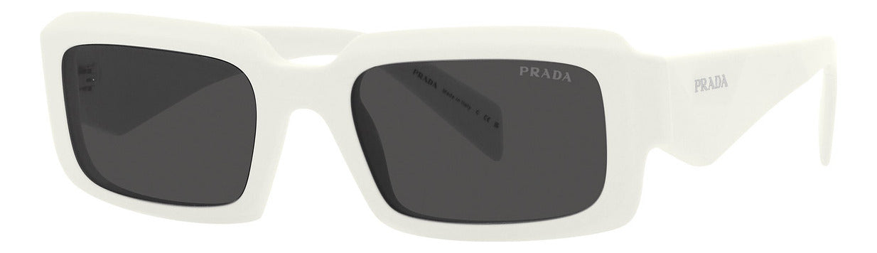 Gafas de Sol Prada Blancas Unisex Lentes Grises PR27ZS