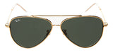 Gafas de Sol Ray Ban Doradas Hombre Lentes Verdes RBR0101S - 001/VR59