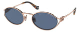 Gafas de Sol Miu Miu Oro Rosa Mujer Lentes Azules MU52YS