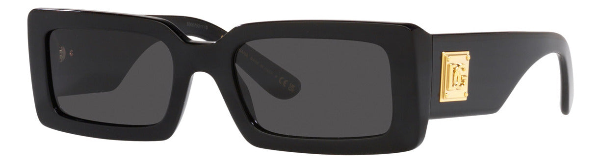 Gafas de Sol Dolce & Gabbana Negras Unisex Lentes Grises DG4416