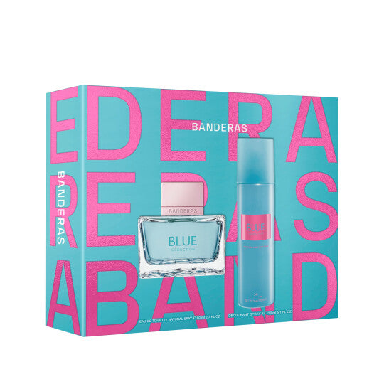 Set Antonio Blue Seduction Edt Hombre (80 Ml Vp+Deo 150 Ml)