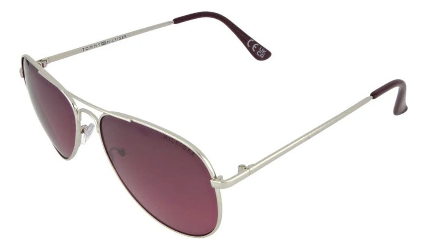Gafas de Sol Tommy Hilfiger Plateadas Unisex Lentes Rosadas X60132