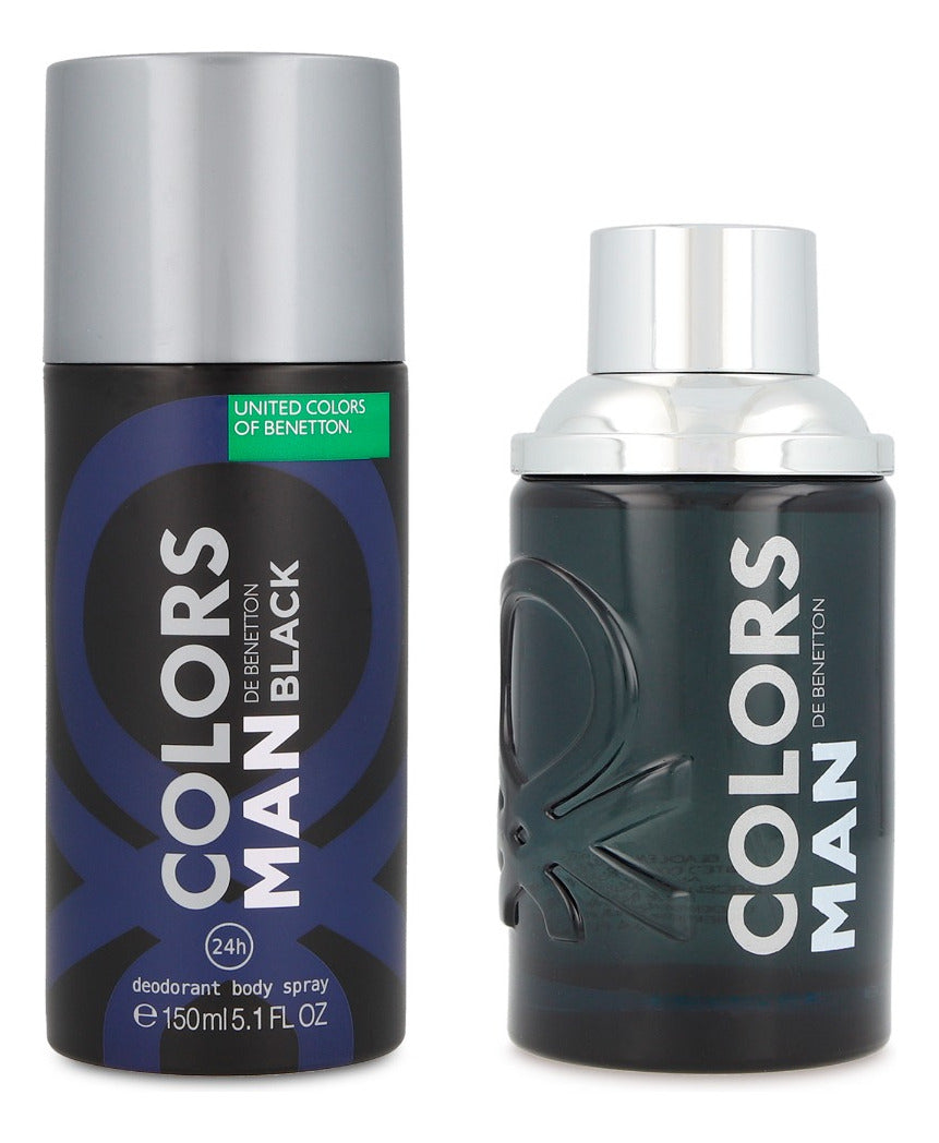 Set Colors Man Black EDT (100ml+deo150ml)