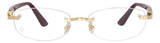 Gafas Ópticas Signature C de Cartier Habano Mujer CT0318O