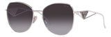 Gafas de Sol Prada Plateadas Mujer Lentes Grises PR57YS