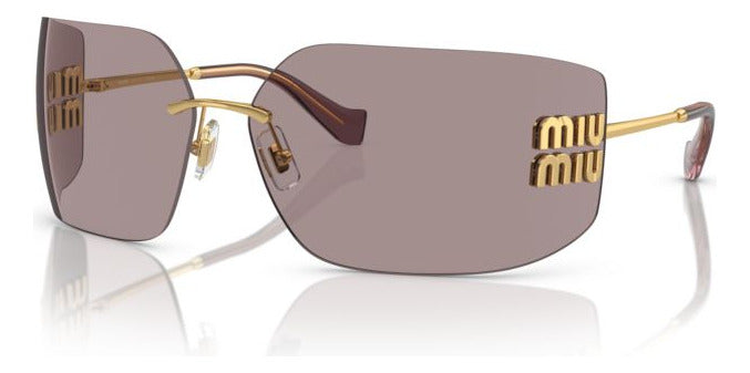 Gafas de Sol Miu Miu Doradas Mujer Lentes Violeta MU54YS