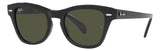 Gafas de Sol Ray Ban Negras Unisex Lentes Verdes RB0707S