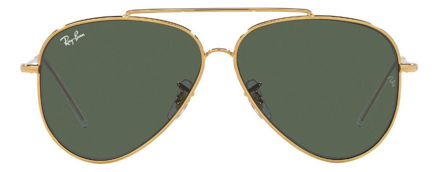 Gafas de Sol Ray Ban Doradas Hombre Lentes Verdes RBR0101S - 001/VR59
