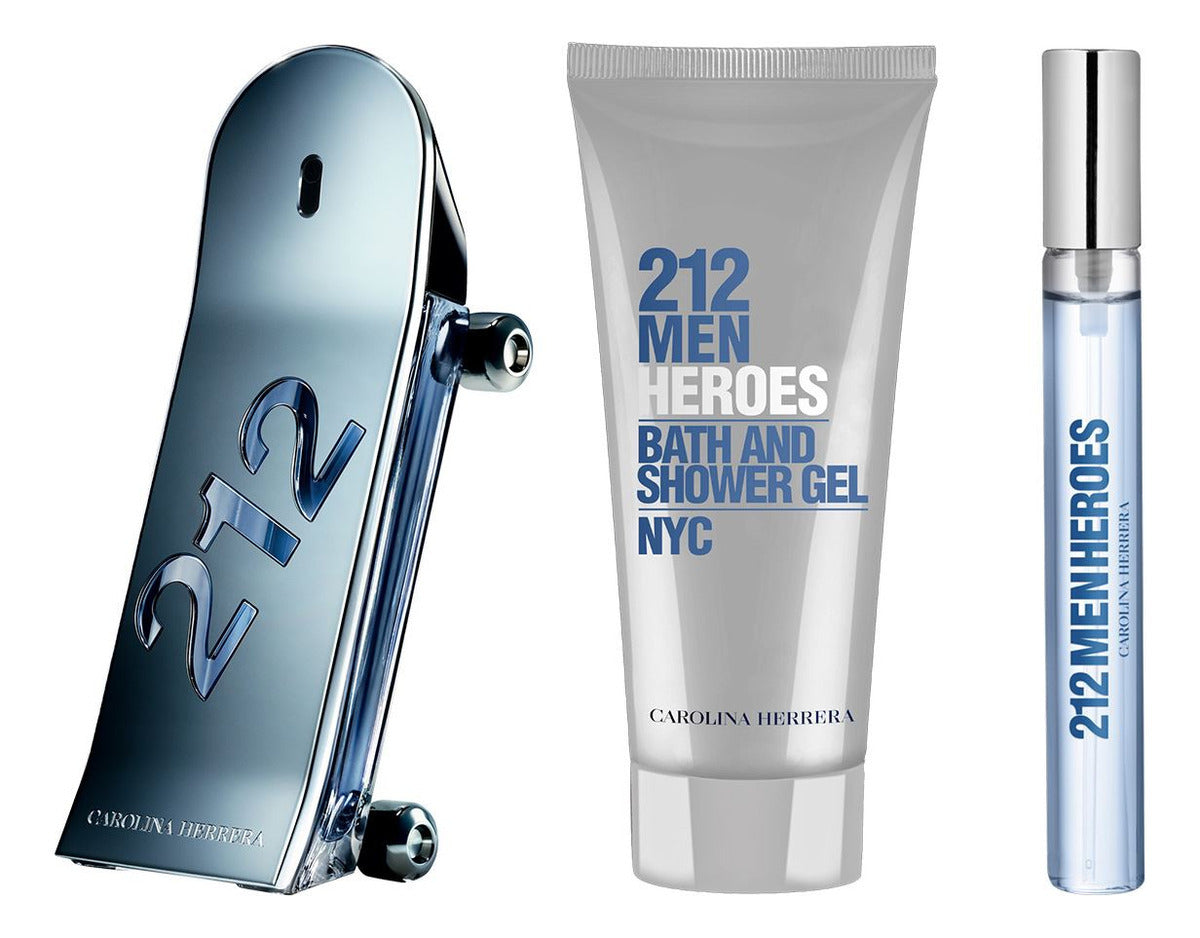 SET 212 HEROES MEN EDP (90ML+SG100ML+MGSP)