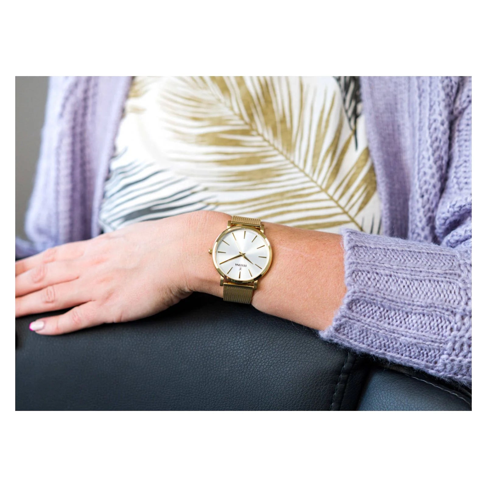 RELOJ ANÁLOGO PARA MUJER FESTINA BOYFRIEND F20476/1 - DORADO