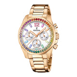 RELOJ PARA MUJER FESTINA RAINBOW F20639/2 - ORO ROSA