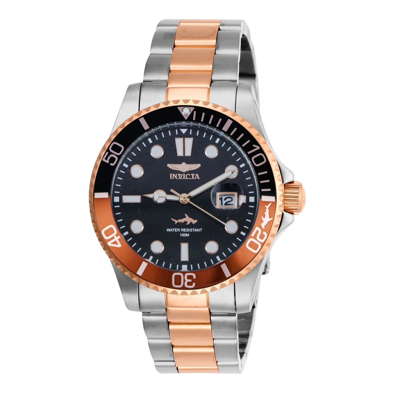 RELOJ UNISEX INVICTA PRO DIVER 44717 - ORO ROSA, ACERO