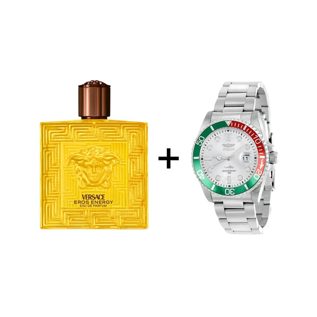COMBO EROS ENERGY + RELOJ INVICTA INV44714