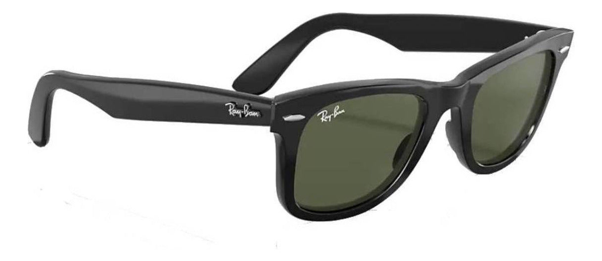 Gafas de Sol Ray Ban Wayfarer Negras Unisex Lentes Grises RB2140 - 90150