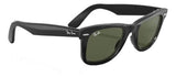 Gafas de Sol Ray Ban Wayfarer Negras Unisex Lentes Grises RB2140 - 90150