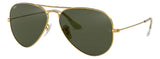 Gafas de Sol Ray Ban Aviador Doradas  Unisex Lentes Verdes RB3025L - L020558