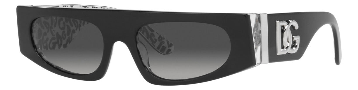 Gafas de Sol Dolce & Gabbana Negras Unisex Lentes Grises DG4411