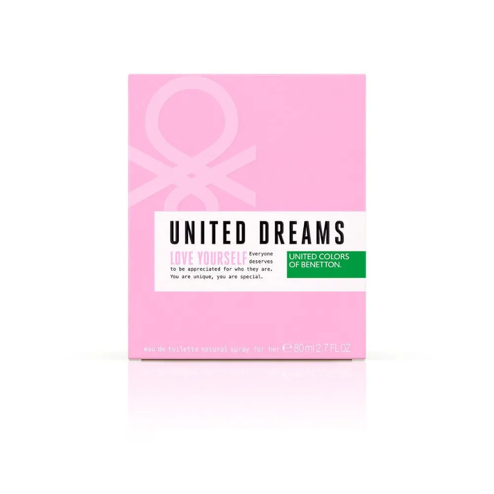Perfume Mujer Benetton United Dreams Love Yourself EDT 80ml