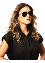 Gafas de Sol Ray Ban Doradas Hombre Lentes Verdes RBR0101S - 001/VR59