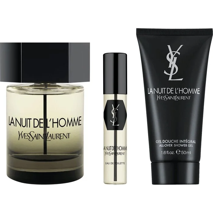 Set  Perfume YSL La Nuit De Lhomme(100Ml+10 Ml+Gel 50 Ml)