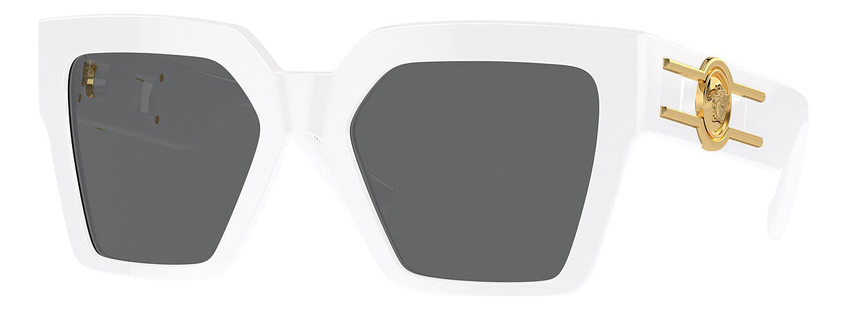 Gafas de Sol Versace Blancas Unisex Lentes Grises VE4458