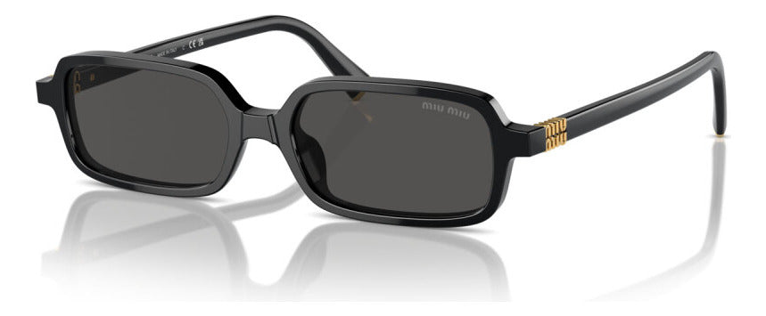 Gafas de Sol Miu Miu Negras Mujer Lentes Grises MU11ZS