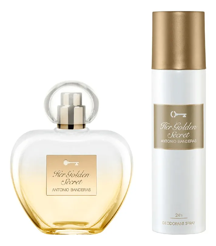 Set Antonio Banderas Golden Secret Her EDT(150Ml+80Ml Vp)