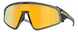Gafas Deportivas Deportivas Oakley Latch Panel Grises Unisex Lentes Amarilos OO9404