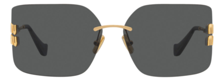 Gafas de Sol Miu Miu Doradas Mujer Lentes Grises MU54YS